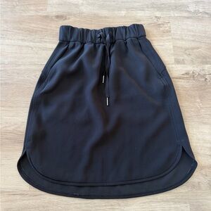 Lululemon Black On the Fly Skirt